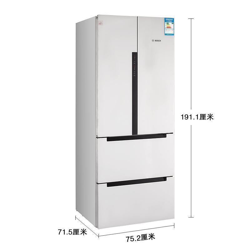 博世(BOSCH)KME48S20TI 484升 法式多门冰箱 家用四门玻璃门电冰箱 混冷无霜 变频节能 速冷保鲜