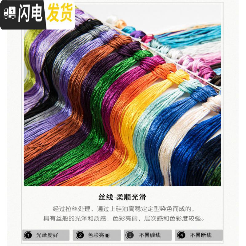 三维工匠十字绣2019新款线绣印花客厅家用满绣风景家和万事兴 [三米]棉线305*140cm[满绣]4股绣,丝线428元高清大图