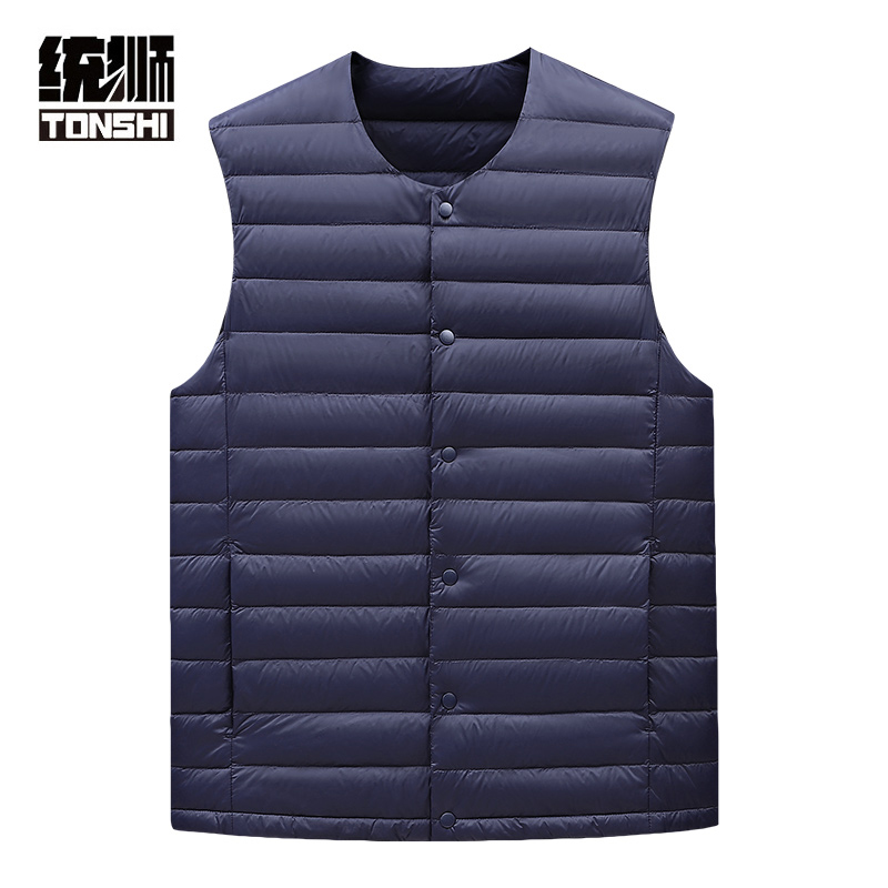 统狮V领羽绒服马甲 A8 件