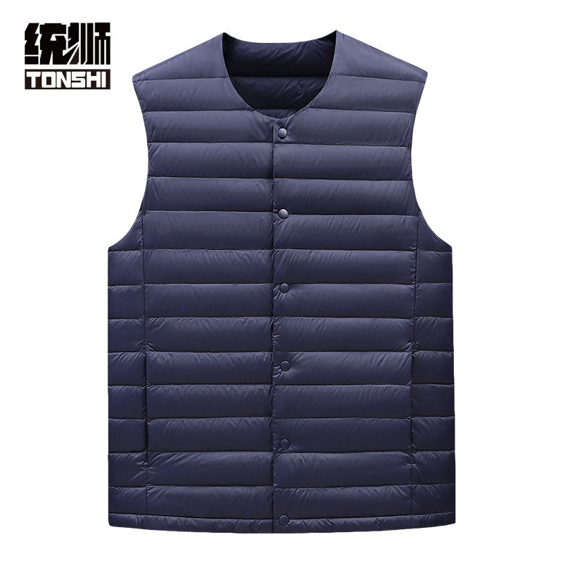 统狮V领羽绒服马甲 A8 件