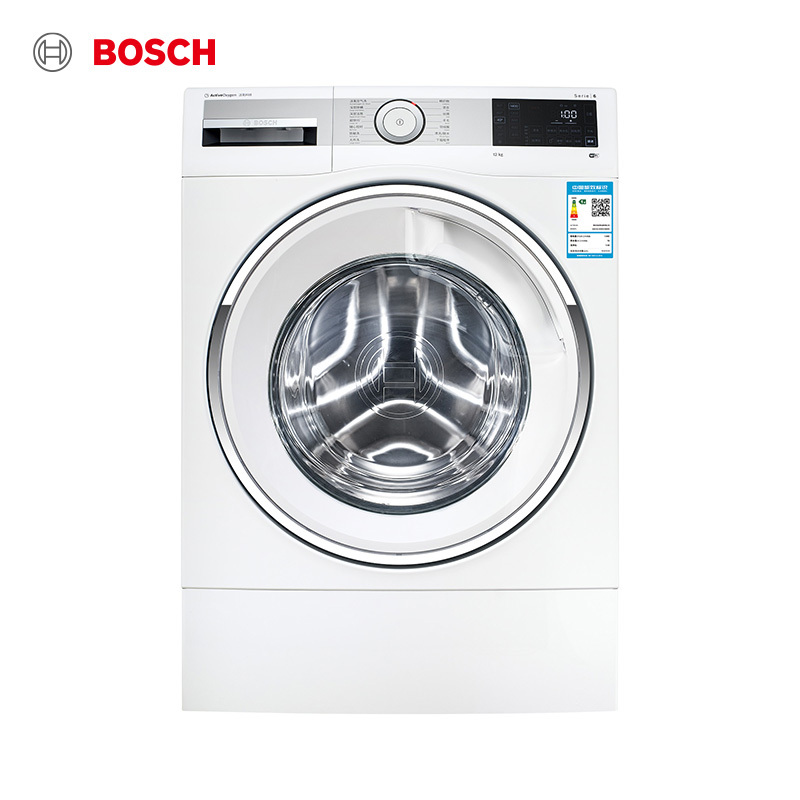 博世(BOSCH)12公斤 全自动变频滚筒洗衣机 家用大容量 XQG120-WWD374B00W高清大图
