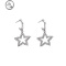 JiMi冷淡风镂空星星锆石耳环女超闪气质ins小众高级耳钉甜酷辣妹耳饰