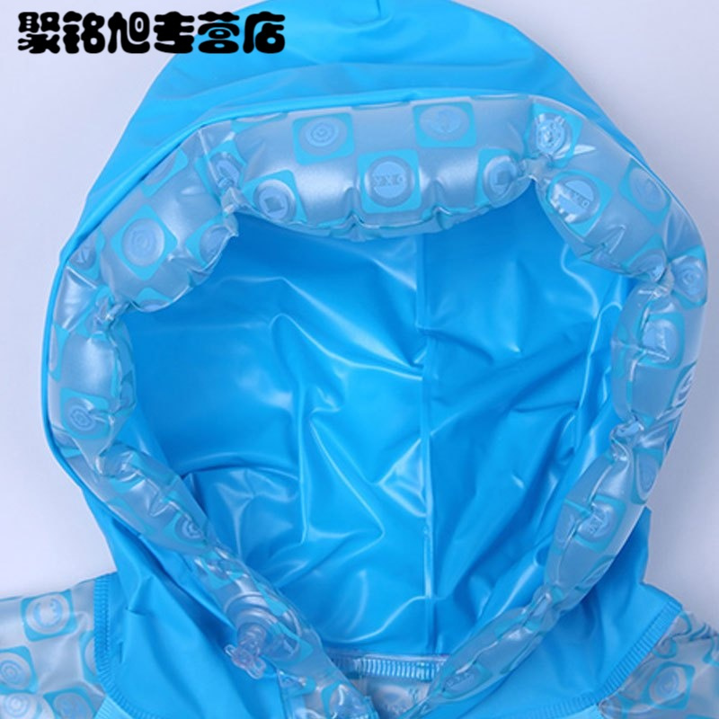 儿童雨衣女童男童幼儿园宝宝雨衣充气帽檐书包位儿童雨披男卡通可爱男女宝宝夏季四季雨披/雨衣