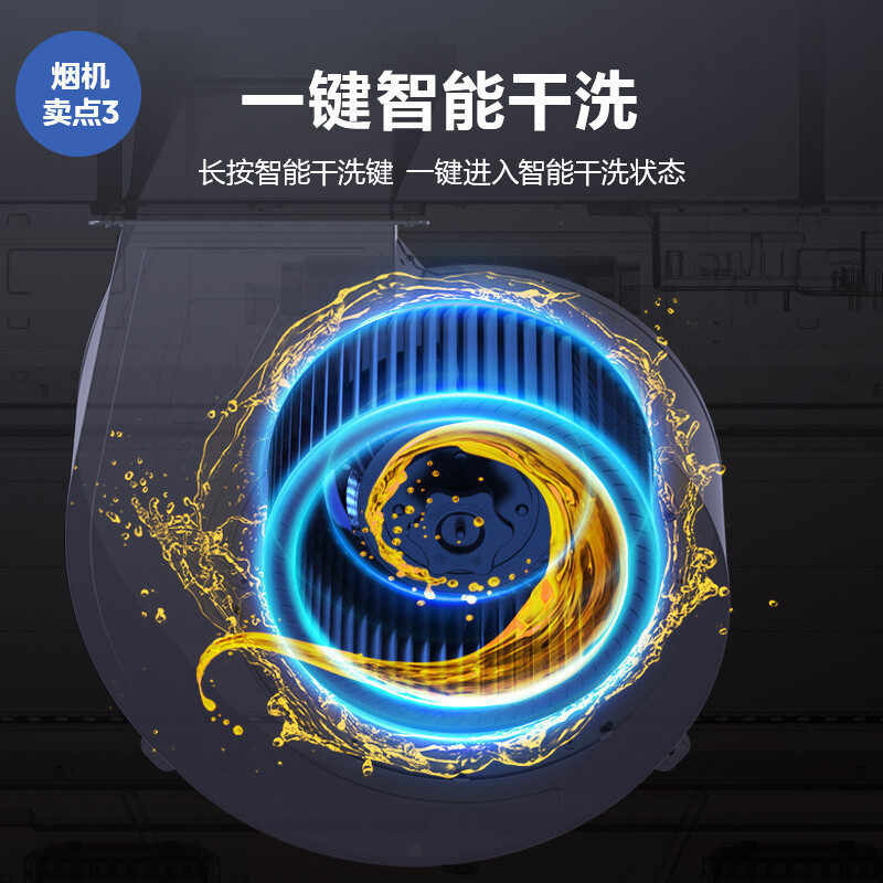 美的(Midea)抽油烟机 21立方侧吸式智能挥手速吸油烟机单机家用厨房抽烟机易清洗近吸单烟机CXW-270-J25S高清大图
