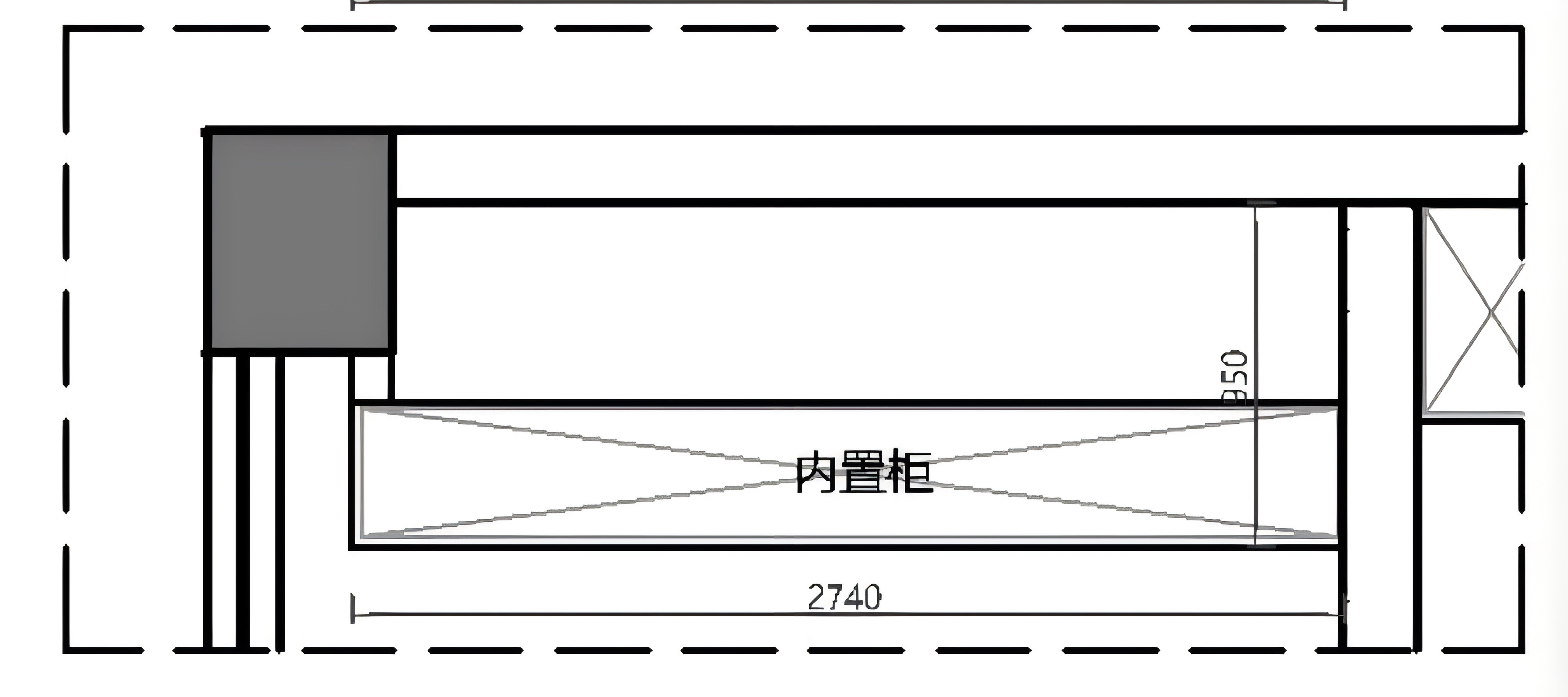 鑫麓都 XLD-HDG27 墙壁吊柜 2740*900*400 单位:个 木色高清大图