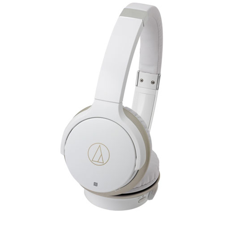 铁三角(audio-technica)ATH-AR3BT(白色)头戴式无线蓝牙耳罩式耳机 NFC功能