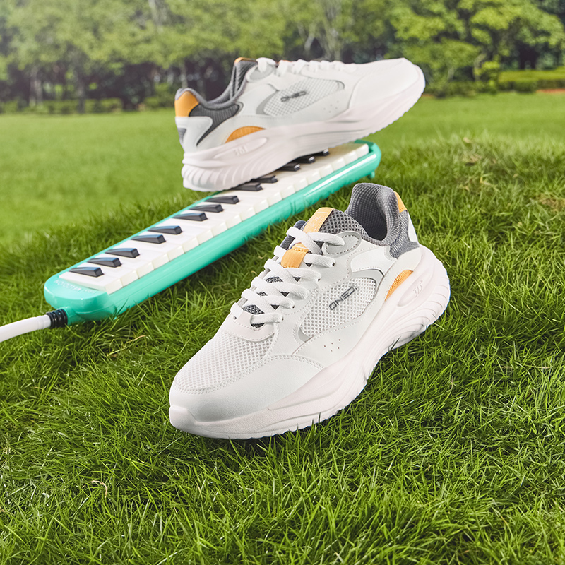 361°运动鞋男士新款软底轻便休闲鞋网面透气跑步鞋子男鞋高清大图