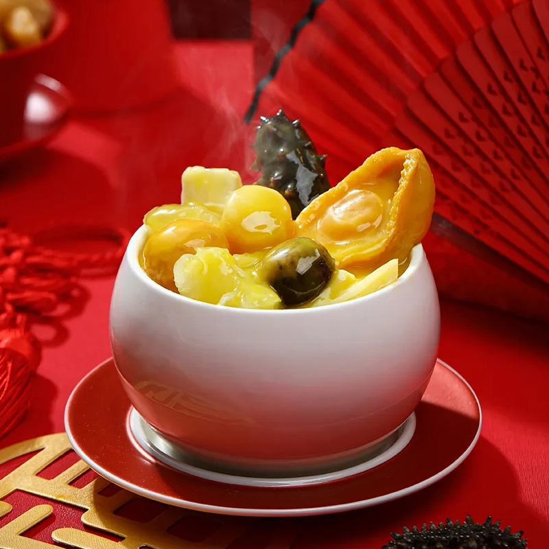 佛跳墙-福禄寿喜大连辽刺参260g*8罐高清大图