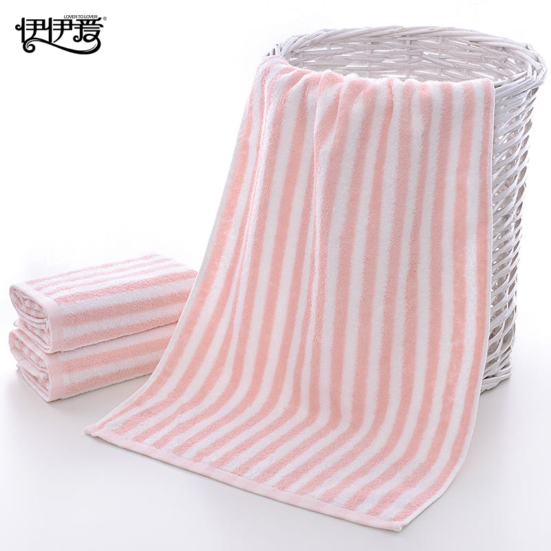 伊伊爱 YQC25277 青春之歌毛巾 34*76cm/90g 粉色高清大图