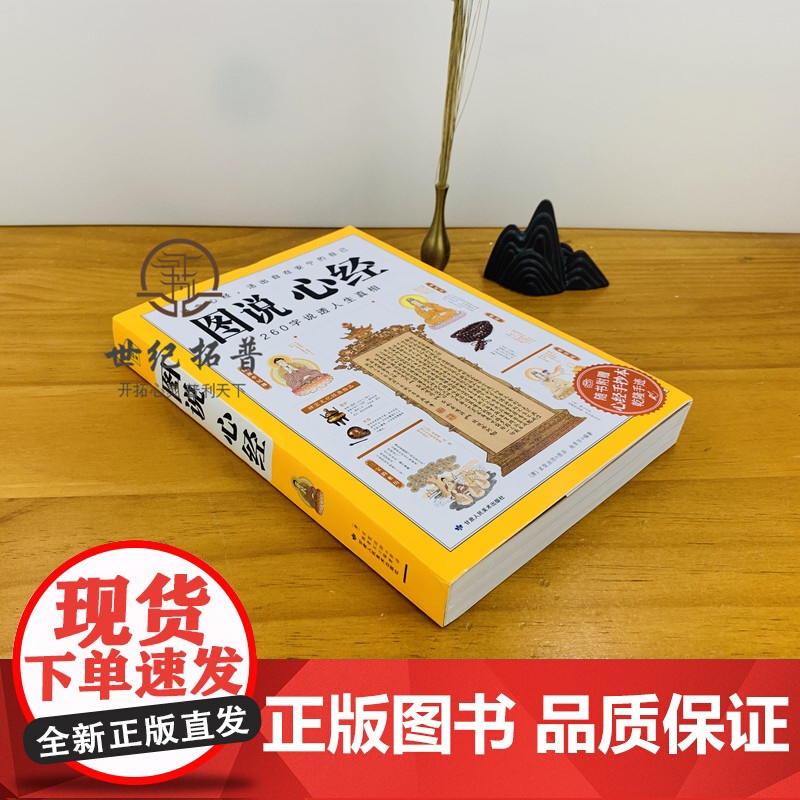 正版 图说心经 说透人生真相 般若波罗蜜多心经大般若经佛法入门书籍图解经典系列佛教金刚经楞严经紫图高清大图
