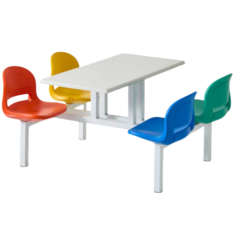 铭思达食堂餐桌四人张高清大图