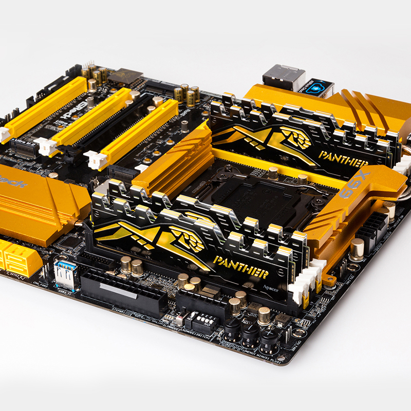 宇瞻(Apacer) 8GB 3000频率 DDR4 台式机内存条/黑豹系列-呈现游戏真髓