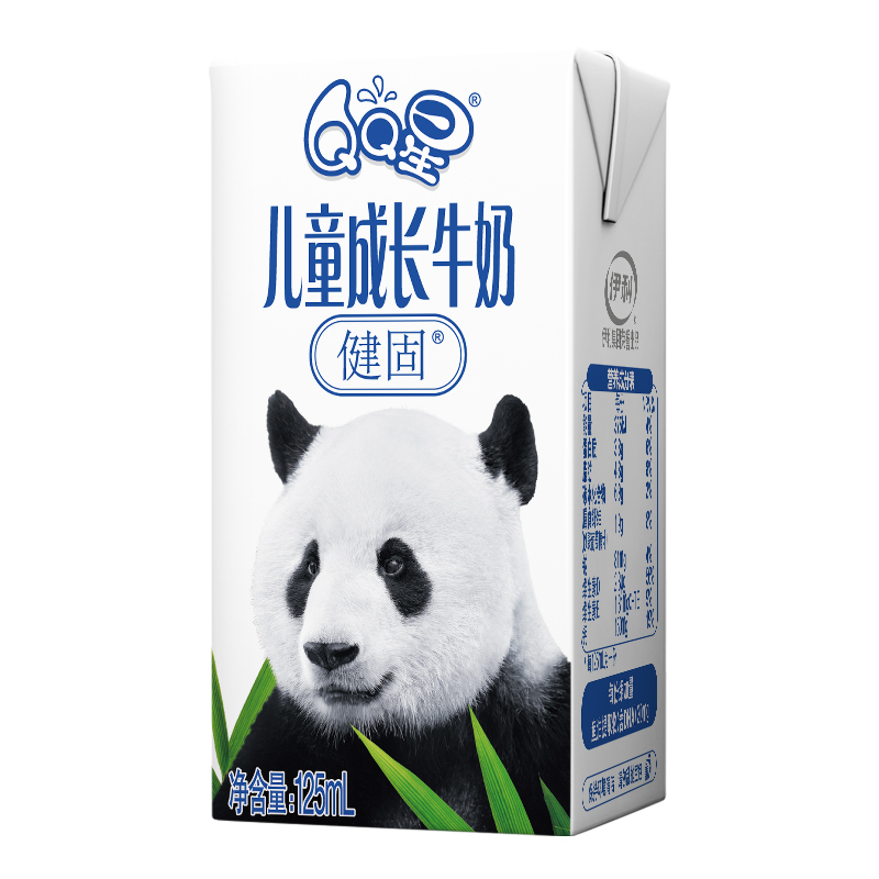 伊利 QQ星 健固营养 儿童成长牛奶125ml*20盒（礼盒装）整箱学生宝宝早餐奶高清大图