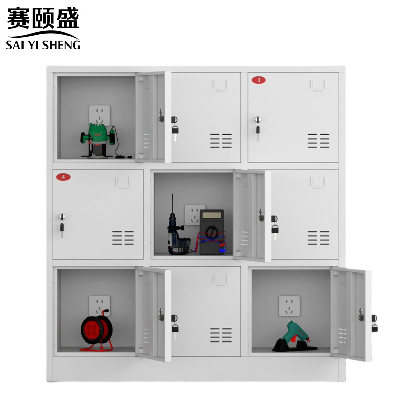 赛颐盛工具充电柜9门850*350*900mm台高清大图