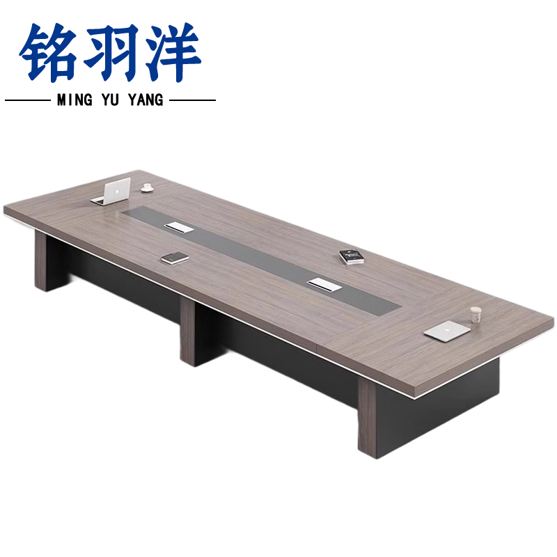 铭羽洋会议桌2#200*100*75cm张高清大图