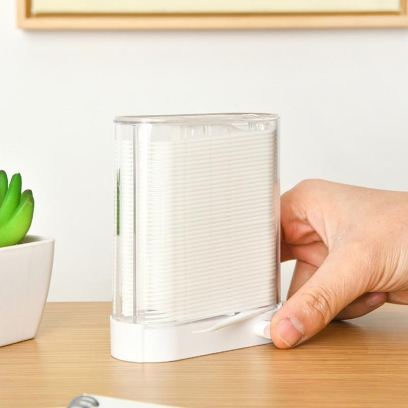 自动牙线盒携式旅行空盒自动弹出牙线盒牙线棒家庭装超细牙签护理