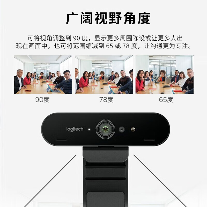 罗技 C1000e 4K高清网络摄像头高清大图