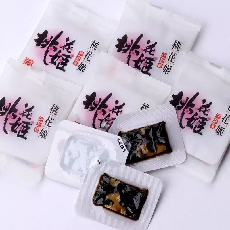 [任嘉伦推荐款]东阿阿胶 桃花姬阿胶糕40g 即食阿胶非阿胶块固元膏休闲零食高清大图