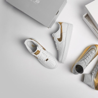 Nike（耐克）AIR FORCE1空军一号CR7C罗白金版低帮男士板鞋运动鞋白金