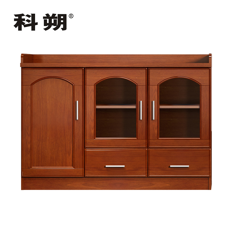 科朔 文件柜茶水柜三门柜资料柜木质办公室茶水柜KSHS55高清大图