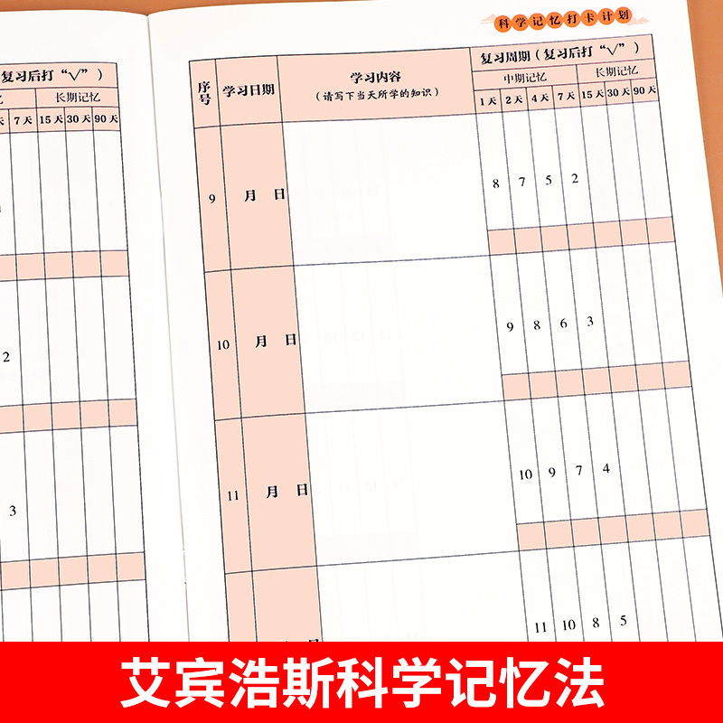 [主销款]优美句子+修辞手法+科学记忆打卡(全套3册) 小学通用 [正版]优美句子积累大全大全小学生每日语文优美句子积累