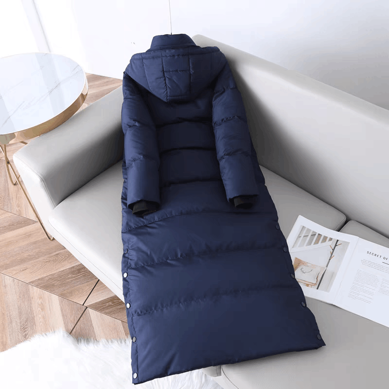 [疆不凡]护士羽绒服工作服长款冬季保暖服医院护工加厚款图片