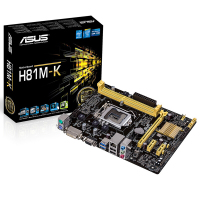 华硕（ASUS） H81M-K 台式机电脑主板 适合I3 4170、I5-4590等CPU INTEL平台 LGA 1150