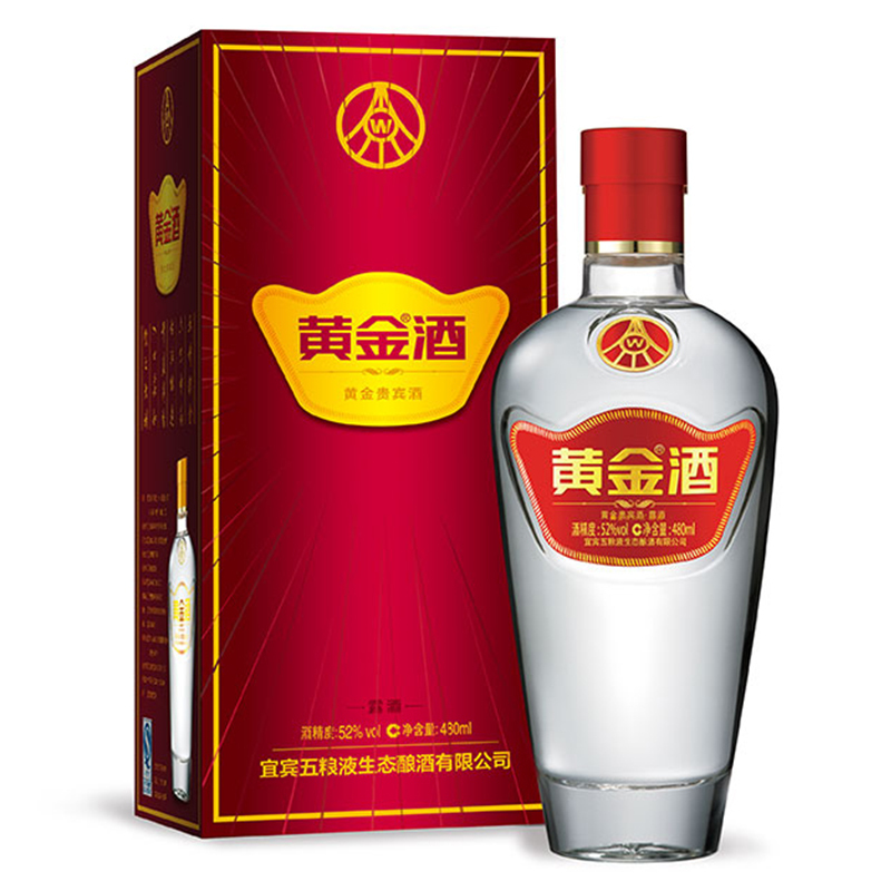 黄金酒 贵宾酒 52度 480ml*6 整箱装