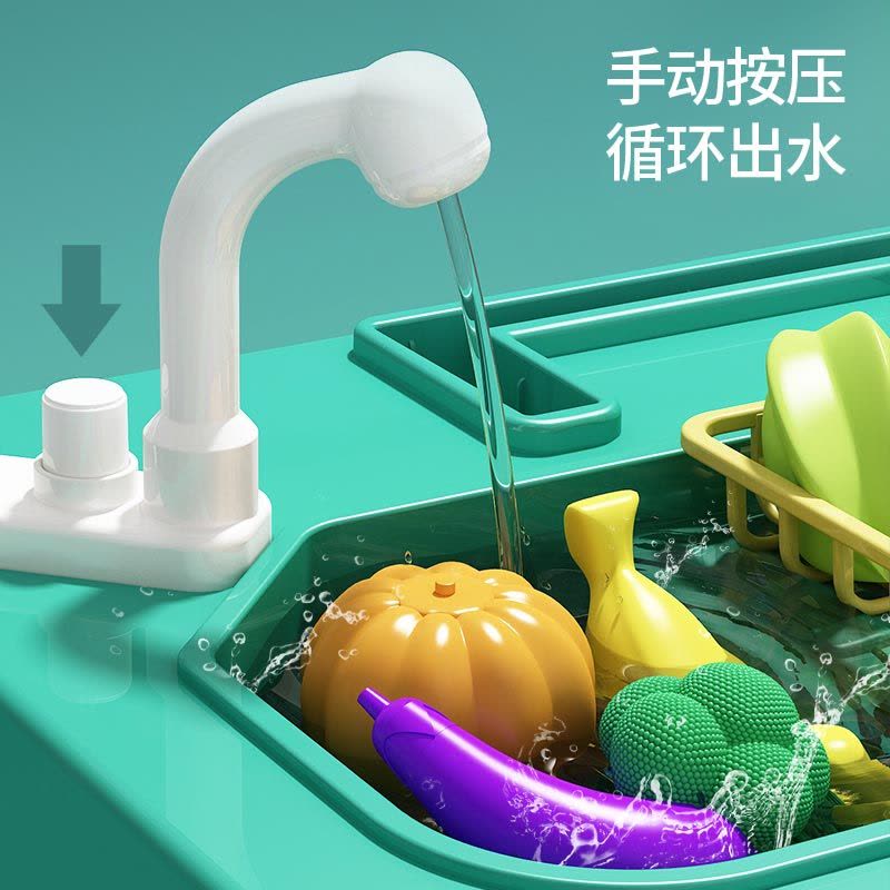 儿童过家家厨房玩具套装仿真做饭煮饭女孩宝宝厨具女童男新年礼物TT9图片