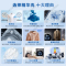 [精华洗]Haier海尔洗衣机滚筒洗衣机全自动10公斤超薄家用大容量晶彩屏香薰巴氏除菌525大筒径智能投放洗烘一体