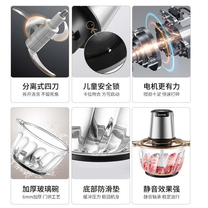 苏泊尔(SUPOR) 绞肉机 JRD01高清大图
