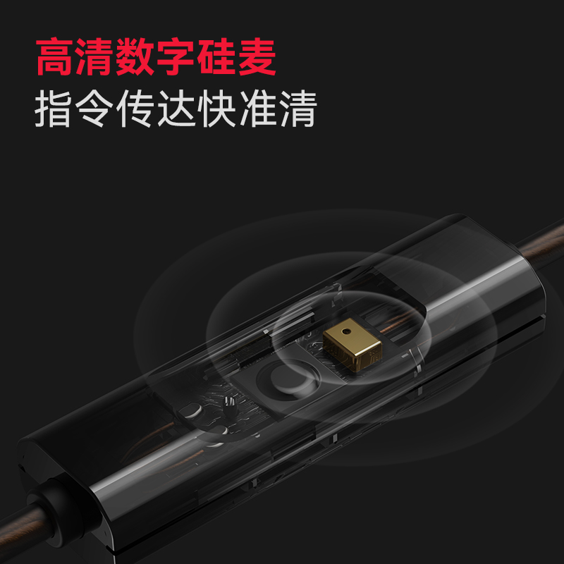 EDIFIER/漫步者GM550战擎有线耳机入耳式type-c接口电竞游戏专用听声辨位高清大图