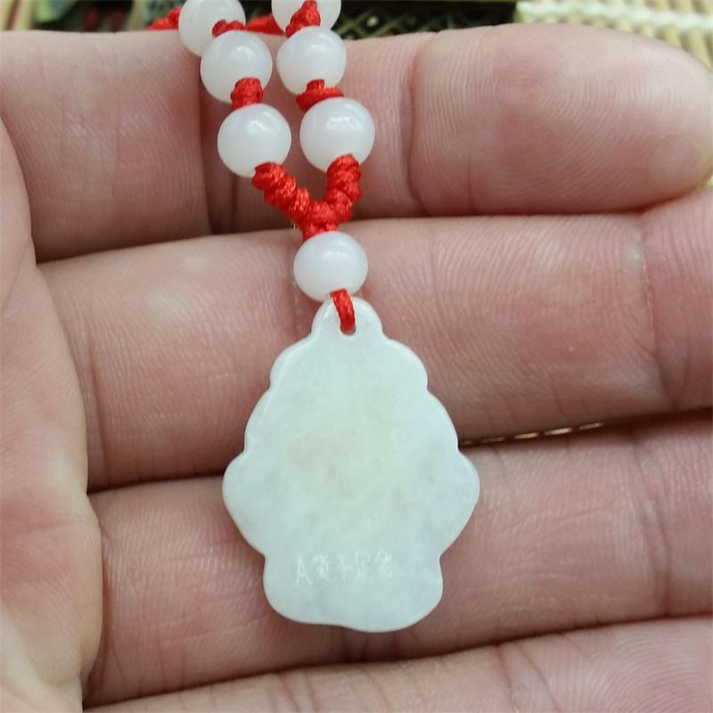 金镶玉小天使坠女款翡翠玉项饰玉坠饰品项链PTJWX9287送女朋友七夕情人节礼物