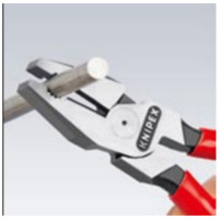 凯尼派克 KNIPEX 02 02 180180mm省力型钢丝钳(抛光头,双色双重材料手柄)