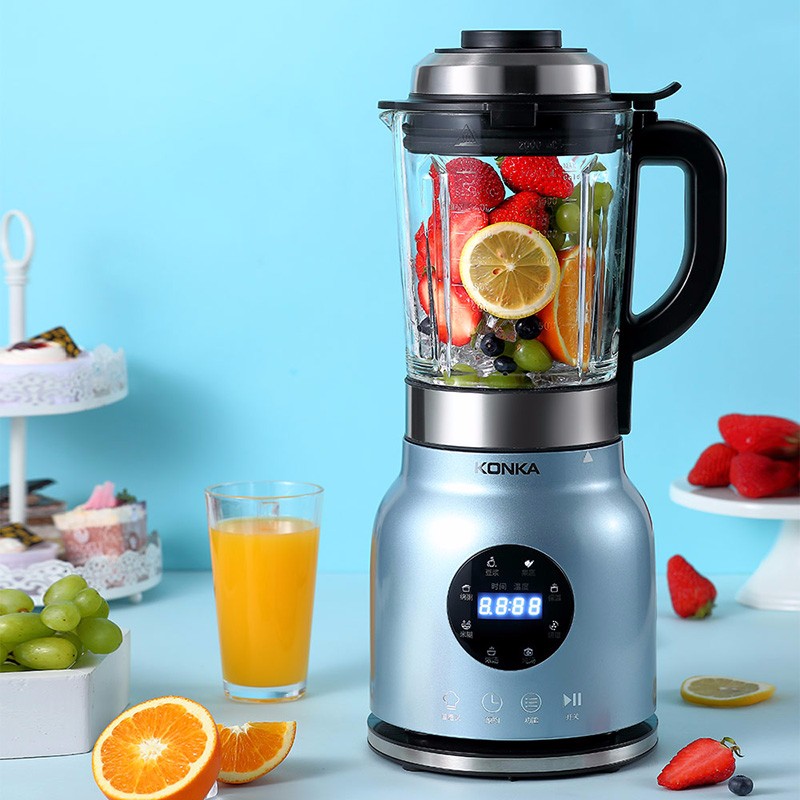康佳(konka)加热破壁营养料理机蓝色款语音破壁机 滋香磨坊kgpb-8531