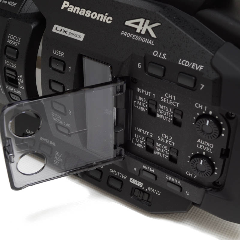松下(Panasonic)AG-UX170MC 4K一英寸手持广播级24mm超广角+20倍光学变焦专业摄像机 会议/直
