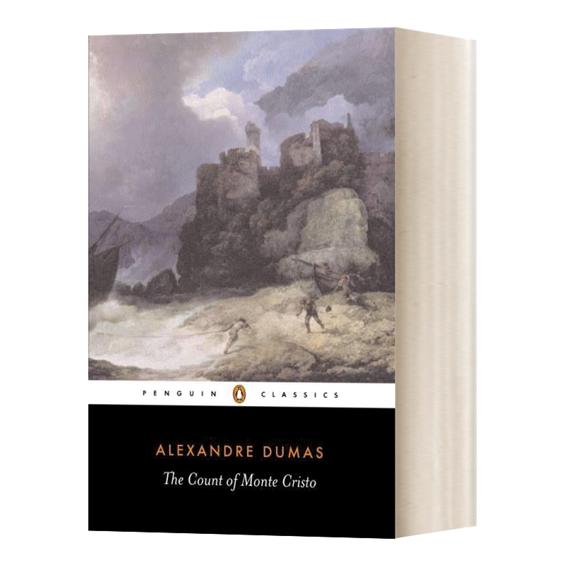 基督山伯爵 皮质封面 [正版]英文原版 Count Of Monte Cristo 基督山伯爵 黑经典 英文版 进口英语
