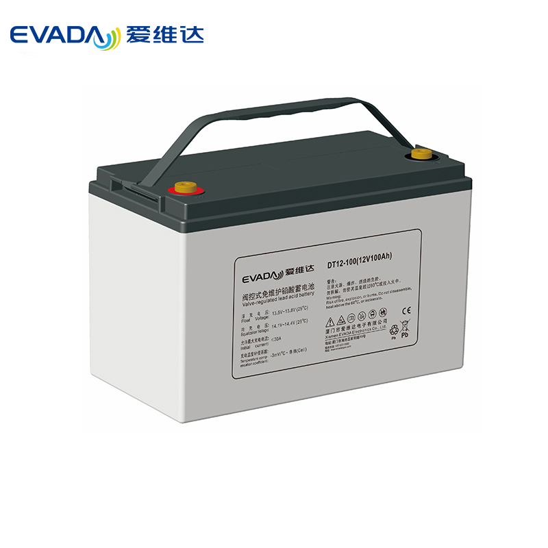 爱维达/EVADA 铅酸免维护12V蓄电池 DT12-100高清大图