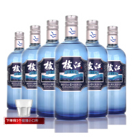 6瓶装 42度枝江酒蓝柔特曲白酒 500毫升*6瓶 湖北酒 国产白酒