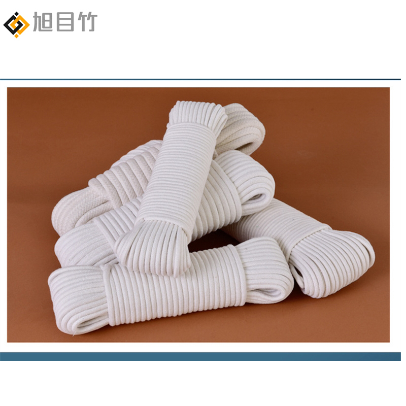 棉绳编织棉线绳白色 直径20mm 米高清大图