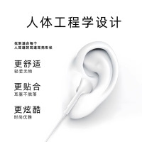 酷爱果正品适用于苹果有线耳机iphone16/15/14/13/12promax8扁头typec圆孔11X
