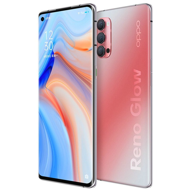 [二手9成新]OPPO Reno4 Pro 晶钻红 8G+128G全网通安卓手机6.5英寸曲面屏骁龙765G拍照5G手机