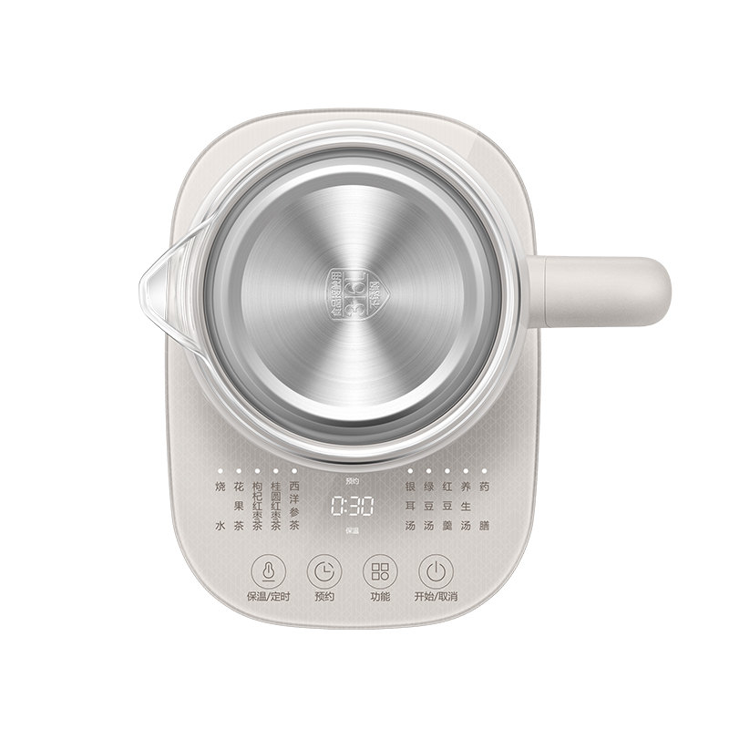 苏泊尔智能预约养生壶SW-15Y20 高硼硅玻璃底盘加热高清大图