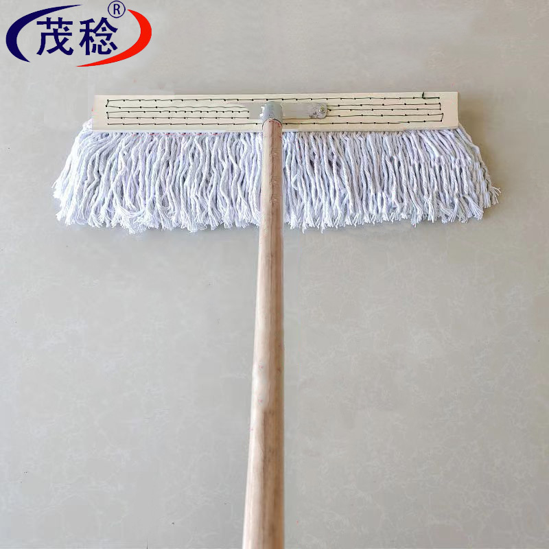 茂稔 地拖 尘推 拖把 拖布 老式棉线平板拖把 60cm 把高清大图