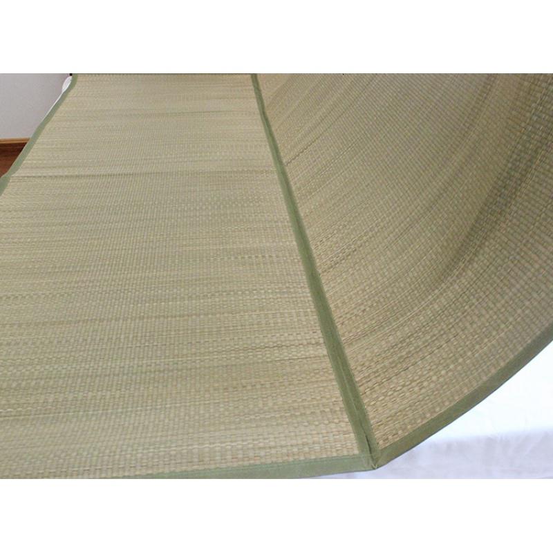 家柏饰(CORATED)折叠蔺席子凉席1.8m双人床1.5米1.2夏季单人宿舍芦苇席编高清大图