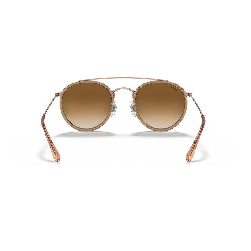 RayBan雷朋男士圆形双桥太阳眼镜时尚个性渐变镜片轻便设计