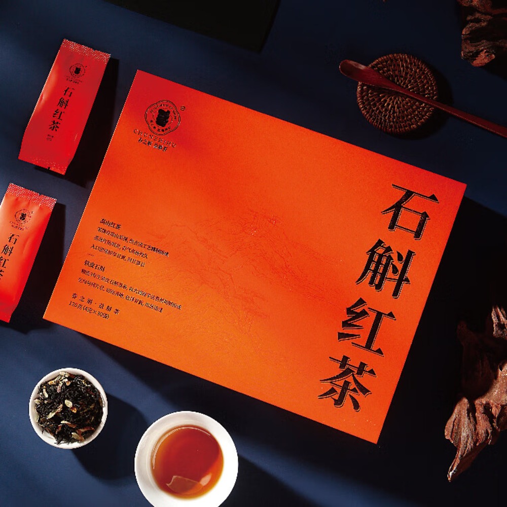 春之斛 益斛茶礼盒春之斛 石斛红茶120g高清大图