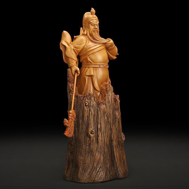 关公摆件禅意根关羽镇宅关二爷神像武财神风水供奉佛像_514_202_50_519