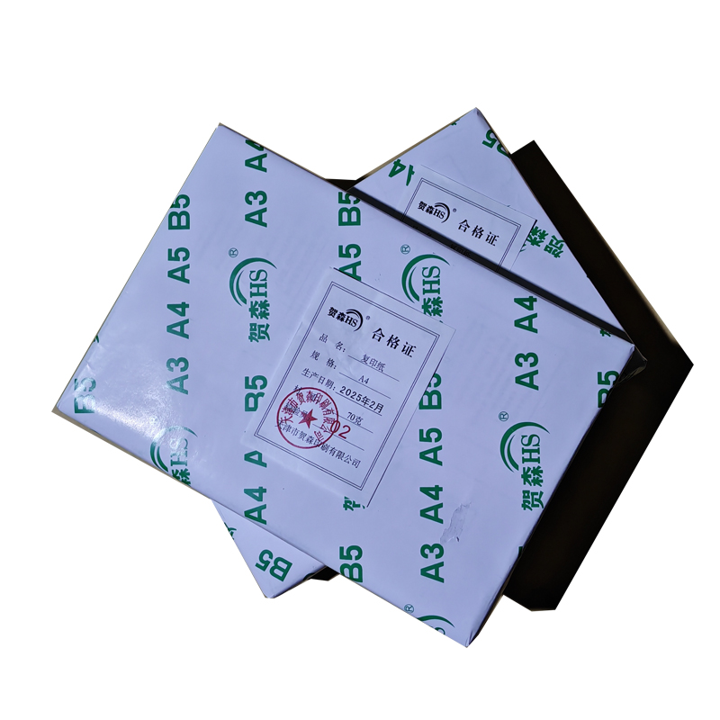 贺森HS A4复印纸70g 8 包 箱高清大图