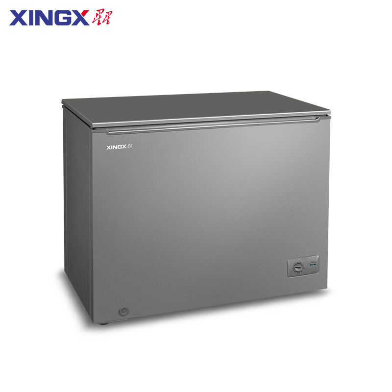星星(XINGX)245L冰柜家用小型冷柜 冷藏冷冻转换一级能效 减霜80%单温卧式冰柜 BD/BC-245KC